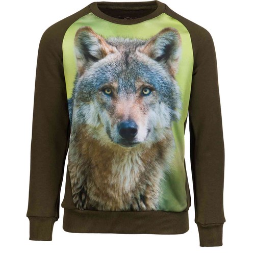 Kinder sweatshirt wolf von - kinder-sweatshirt,
