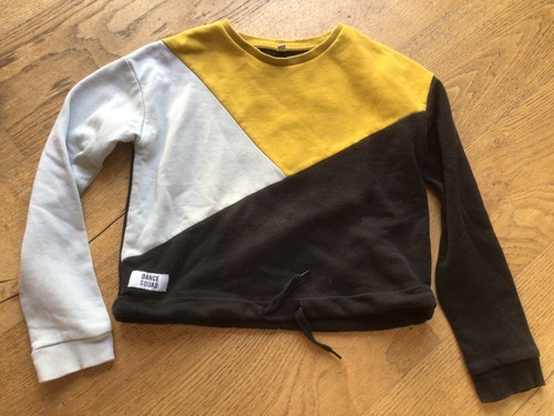 Sweatshirt schwarz ocker und - sweatshirt,,